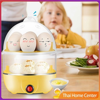 [A712] เครื่องนึ่งไข่ หม้อต้มอเนกประสงค์ เครื่องต้มไข่ต้ม มีสินค้าพร้อมส่ง​ egg steamer