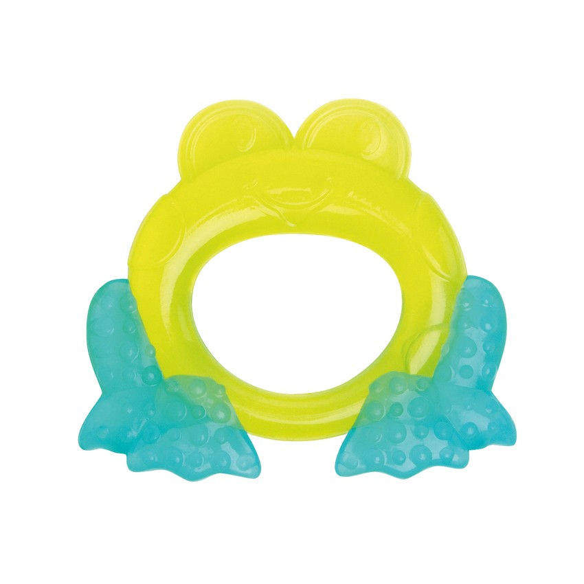 Bright Starts ยางกัด First Bites Stage Teethers (Frog) - Yellow