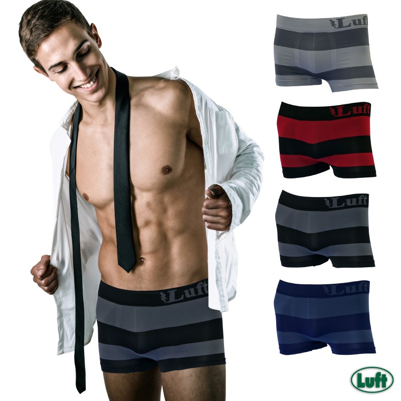Luft กางเกงชั้นในชาย ขาสั้น Seamless รุ่น L9911 จำนวน 1 ตัว/แพ็ค (มี 4 ลายให้เลือก) #8