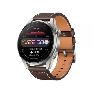 HUAWEI WATCH3PRO 48mm CLASSIC TITANIUM GRAY+LT STRAP(BROWN) (สมาร์ทวอช)