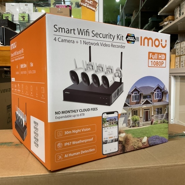 IMOU Smart Wifi Kit NVR 8CH + Bullet 2C 4 ตัว IMOU NVR1108HS-W-S2/4