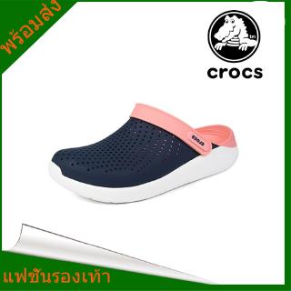 แท้100% Crocs รองเท้า [และดี]รองเท้าแตะ  ผู้หญิงรองเท้าผู้ชายรองเท้าผู้หญิงรองเท้าแตะรองเท้าชายหาดรองเท้าชายหาด