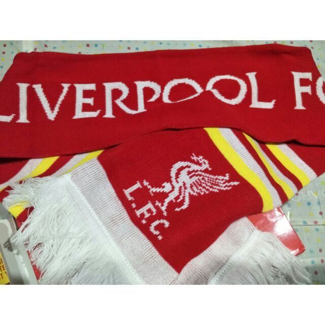 ฉลองแชมป์!!!ผ้าพันคอ Liverpool มือ1 ของแท้จากอังกฤษ