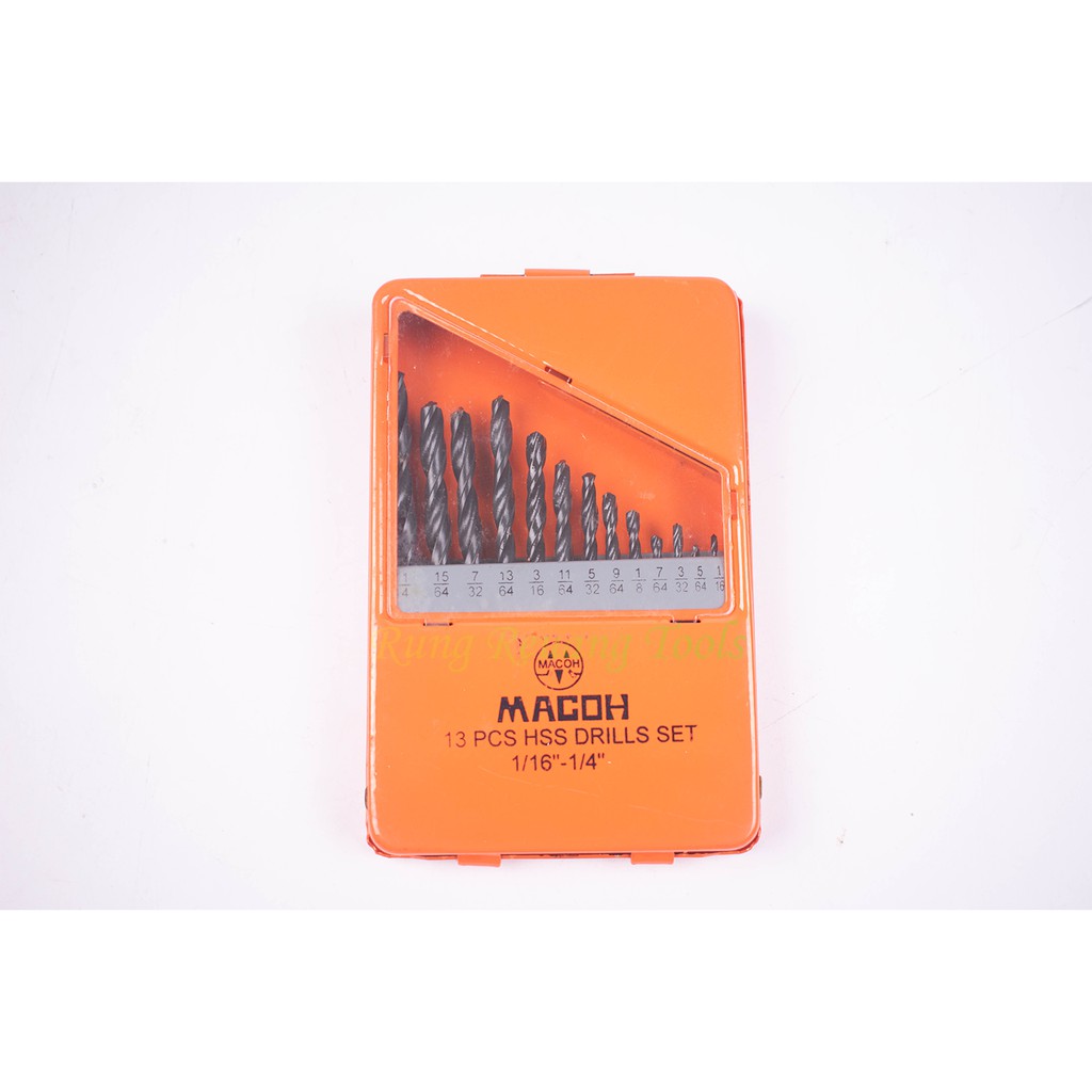 MACOH ดอกสว่านชุดไฮสปีด(ไม้-เหล็ก) รุ่น 13PCS - theoneseed - ThaiPick