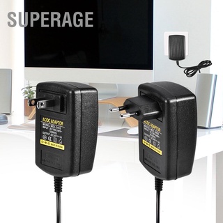 Superage Universal Ac100-240V To Dc 24V 1A อะแดปเตอร์พาวเวอร์ซัพพลายชาร์จแบบติดผนัง 5.5X2.1มม.