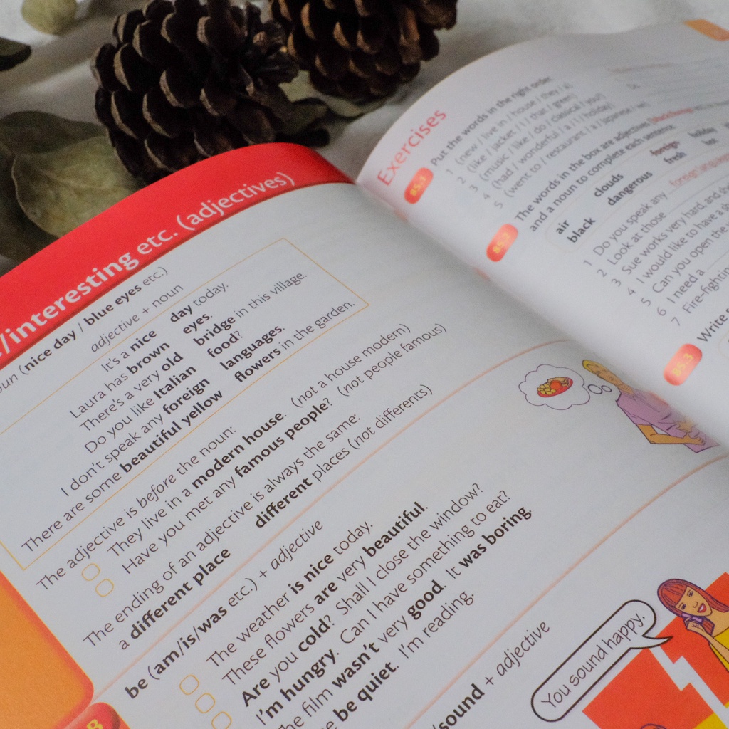 1 ชุด / 3 เล่ม รุ่นล่าสุดของ ENGLISH GRAMMAR IN USE ไวยากรณ์ภาษาอังกฤษ หนังสือ เหมาะสำหรับทุกคน คุณภาพดีสุดๆ