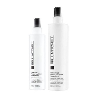 🦩Paul Mitchell Firm Style Freeze And Shine Super Spray 250/500 ml สเปรย์น้ำสูตรแข็งพิเศษ