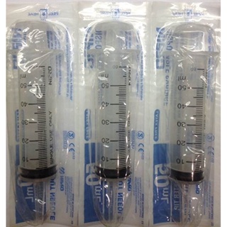 SYRINGE NIPRO หัวให้อาหาร ขนาด 50 ml ยกกล่อง 30 ชิ้น ไซริงค์พลาสติก นิโปร ไซริ้ง 50cc