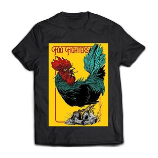 [สินค้าพร้อมจําหน่าย XS-8XL] Foo Fighters ไก่แขนสั้นเสื้อยืดกราฟิกลําลอง - Gildan พรีเมี่ยมผ้าฝ }So