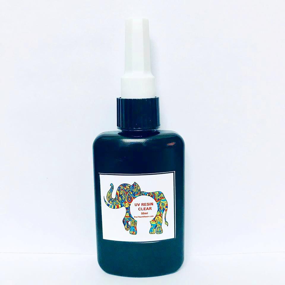 กาวใส UV Resin ครบวงจรสําหรับการตากโคมไฟ UV หรือตากแดด 50ml