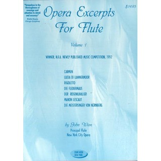 Opera Excerpts for Flute Volume 1