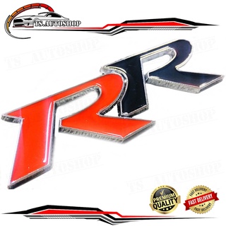 logo RR โลโก้ RR งานโลหะ (ตัวแพง)