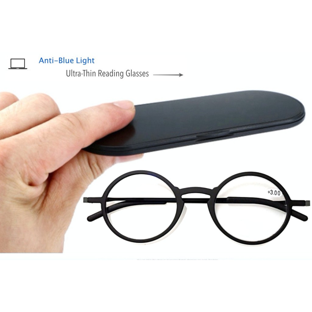 แว่นสายตายาวกรองแสงคอมพิวเตอร์ Ultra-Thin Anti Blue Light รุ่น 8230 Matt Black สีดำ