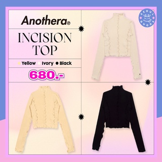 (พร้อมส่ง) เสื้อครอปแขนยาว Anothera - INCISION TOP