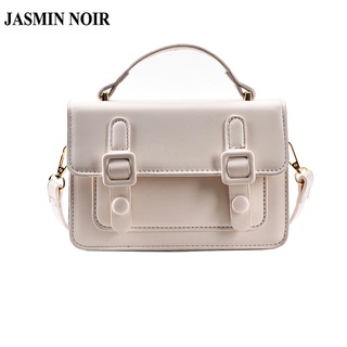 Jasmin Noir กระเป๋าถือ หนัง PU ล็อก สําหรับผู้หญิง