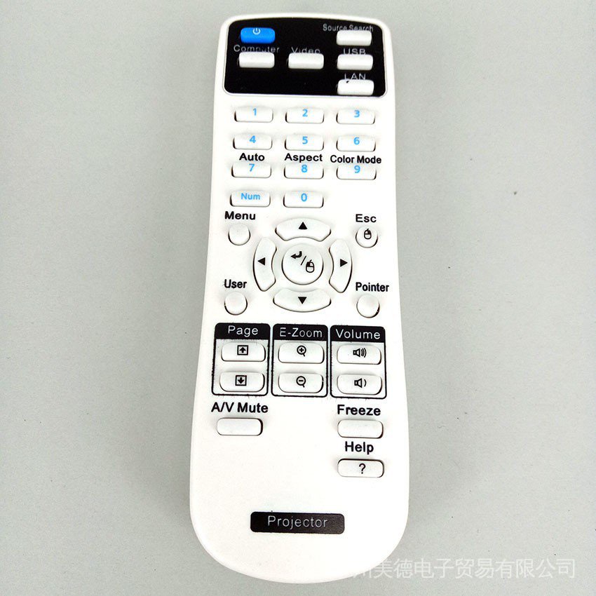 รีโมทคอนโทรลใหม่สําหรับ Epson 154720001 โปรเจคเตอร์ Fernbedienung เหมาะสําหรับ EB-C30XE EB-30XE EB-C