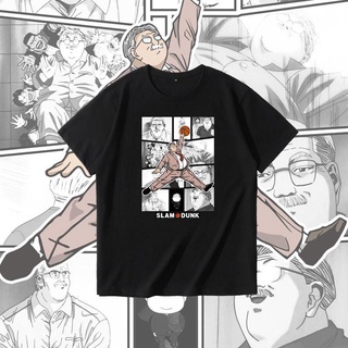 เสื้อเบลาส์ - SLAMDUNKการ์ตูนอะนิเมะเสื้อยืดบุรุษฮิปฮอปแฟชั่นตลกฤดูร้อนลําลองท็อปส์ซูซากุระงิฮานามิ