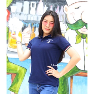 POLO Women เสื้อยืดคอปกโปโลผู้หญิง CC-OO  (POLO Women 03) ผ้าคอตตอล100% (S M L XL )