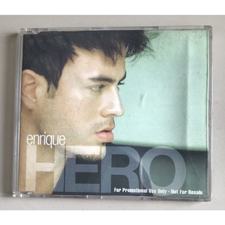 ซีดีซิงเกิ้ล ของแท้ ลิขสิทธิ์ มือ 2 สภาพดี...229 บาท “Enrique Iglesias” ซิงเกิ้ล "Hero"(แผ่น Promo แบบ 1) *Made in EU*