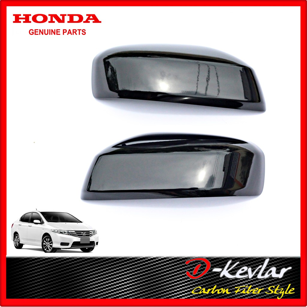 ฝาครอบกระจกมองข้าง CITY ปี​ 2008 - 2013  สีดำเงา NH-731P D-Kevlar Duke Shop ครอบกระจกฮอนด้า