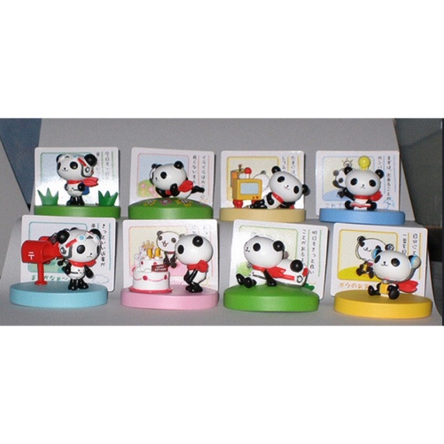 Trading Figure - Panda-Z Enikki Collection 2 by MegaHouse (Set of 8)