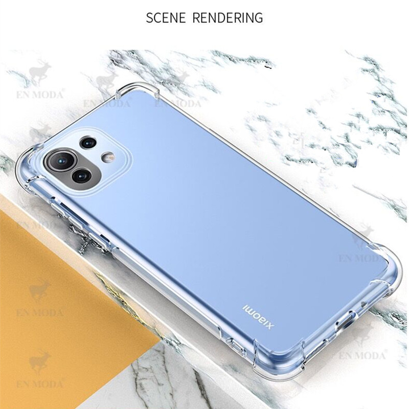 Xiaomi 11 Lite 5G NE Mi 11 Lite Mi 11 เคส Phone Case Shockproof Casing Clear Transparent TPU Bumper Full Cover Cases Soft Case Xiaomi Mi 11 Lite เคสโทรศัพท Anti-fall Casing