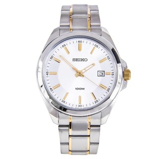 SEIKO นาฬิกาผู้ชาย Gent Silver Stainless Strapรุ่นSUR063P1