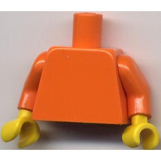 [739] ชิ้นส่วนเลโก้ Lego Part Torso Plain / Arms / Yellow Hands (973c04) ราคา/ชิ้น