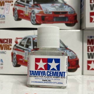 TA87003 Tamiya Cement 40ml (ฝาขาวแห้งช้า มีเนื้อเรซิ่น)