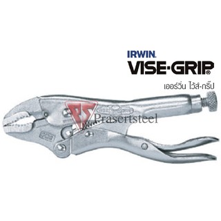 IRWIN VISE-GRIP คีมล็อคปากโค้งมีปากตัดสายไฟ ขนาด 5 นิ้ว (1 อัน)