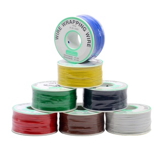 250 M/Lots 30 Awg สายไฟทองแดง 10 สีสําหรับเมนบอร์ดไฟฟ้า Pcb