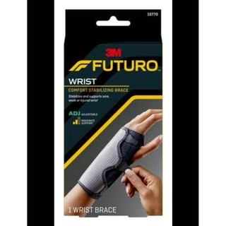 @@Futuro Wrist พยุงข้อมือเสริมแถบเหล็ก ปรับกระชับได้ - Futuro Comfort Stabilizing Wrist Brace(m9415)