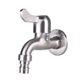 ก๊อกน้ำสนาม ก๊อกบอลสนาม FLUSSO 1/2 นิ้ว สีเงิน วาล์วน้ำ งานระบบประปา BALL TAP FLUSSO OSCAR 1/2" SILVER