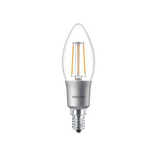 🔥สินค้าขายดี!! PHILIPS หลอดไฟ LED DIM รุ่น Classic 4.5-50W DIM E14 กำลัง 4.5 วัตต์ Warmwhite สีใส หลอดไฟและอุปกรณ์