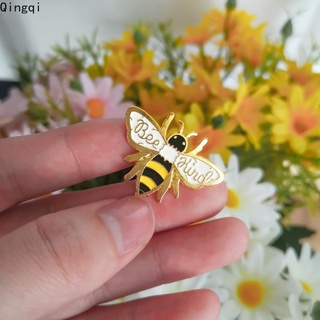 Bee Kind Cute Honey Bee Enamel Pin Be Kind Insect Brooch Lapel Pin Animal Jewelry Gift for Kids