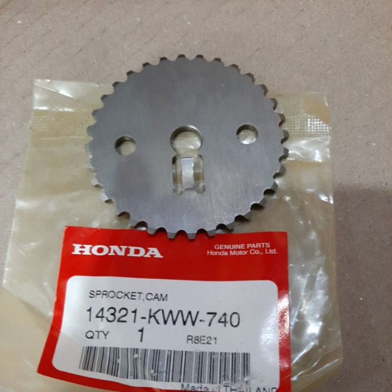 เฟืองโซ่ราวลิ้นแท้ศูนย์WAVE-110i(12-18)14321-KWW-740