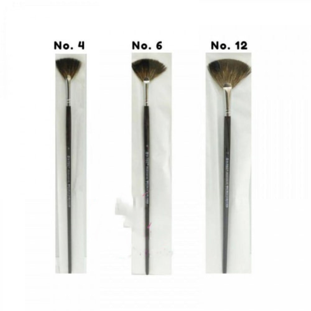 V-tec FAN BRUSH 601-RC FAN PAINT BRUSH NO 2,4,6,8,10,12