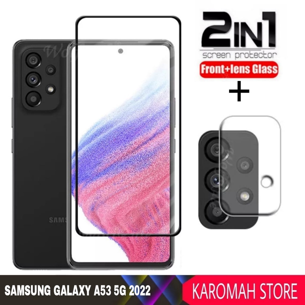 2 INC PACKAGE 1 กระจกนิรภัย SAMSUNG A53 5G 2022 กระจกกันรอย