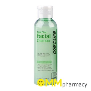 OXECURE ACNE CLEAR FACIAL CLEANSER 120ML.อ๊อกซีเคียว แอคเน่ เคลียร์ เฟเชียล คลีนเซอร์ 120มล.