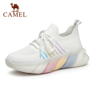 Camel รองเท้ากีฬาลําลอง ผ้าตาข่าย เรียบง่าย สําหรับผู้หญิง