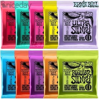 #NICEDAY-Ernie Ball Electric Guitar String Super Slinky Regular String 2221,2223,090-042