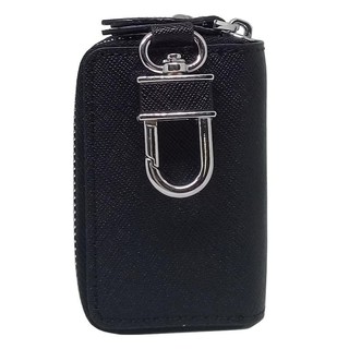 MiStyles กระเป๋าใส่กุญแจ กระเป๋าใส่พวงกุญแจ Double Side Key Holder Wallet No. 2033 - Black