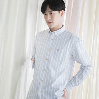 (SIZE S, L) ISSARA Original เสื้อเชิ้ตชาย ปกกระดุม ทรงสลิม เ…