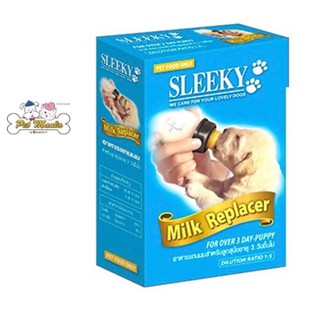 Sleeky Milk Replacer นมผงสำหรับลูกสุนัขและลูกแมว 300กรัม