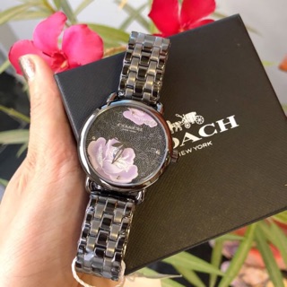 Coach size 33 mm. สายสีเงิน