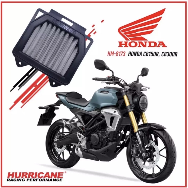 กรองอากาศHurricane ตรงรุ่นCb150r,Cb300r
