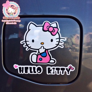 สติ๊กเกอร์คิตตี้ กันน้ำ เกรดA สติ๊กเกอร์ติดรถ hellokitty พร้อมส่ง