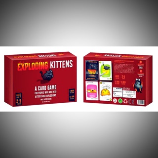 บอร์ดเกมจีน Exploding Kitten แมวระเบิดกล่องแดง ราคาประหยัด งานดีกว่าเดิม