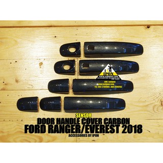 DOOR HANDLE  FORD EVEREST CARBON ครอบมือจับคาร์บอนฟอร์ดเอเวอร์เรสต์