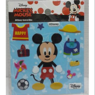 sticker แต่งตัว mickey mouse